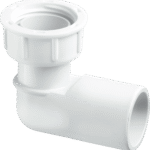 McA 3/4" 90 Degree Female Overflow Coupling With Loose Nut R8A