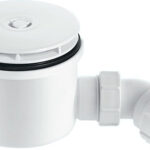 McA 90mmx50mm Water Seal Shower Trap With 1 1/2" Outlet ST90WH10-HP2