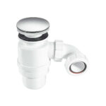 McA 80mm Water Seal Resealing Shower Trap With Multifit Outlet STW10-R