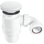 McA 80mm Water Seal Resealing Shower Trap With Multifit Outlet STW11-M