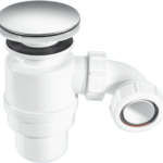 McA 80mm Water Seal Resealing Shower Trap With Multifit Oulet STW12-M