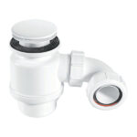 McA 50mm Water Seal Resealing Shower Trap With Multifit Outlet STW2-M