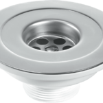 McA 1 1/2" Centre Pin Sink Waste 113 SS Flange SW45P