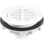 McA High Flow Shower Waste 1 1/2" 113mm WH Plastic Flange x 56mm Tail