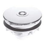 McA High Flow Shower Waste 110mm CP Plastic Flange x 56mm Tail SWHF3-W