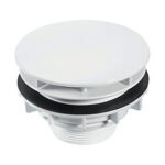 McA High Flow Shower Waste 110mm Chrom Plastic Plain Cover Flange SWHF