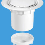McA 75mm Water Seal Trapped Gully Clamp Ring & Cover Plate TSG1WH-NSC