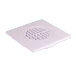 McA 150mm Square White White Square Gully Tile TSG1TILEW6