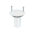 McA White Plastic Cover Plate & Insert Tube For Gully TSG50WCOVER+TUBE