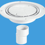McA Untrapped Gully Clamp Ring & Cover 2" Vert Outlet USG2WH