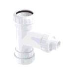 McA 1 1/4" x 1 1/4" x 3/4" Surefit Swept Tee With 19mm Pushfit V24L