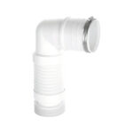 McA BTW 97-107mm Inlet 90 Degree Flexible WC Connector WC-CON8F-S-BTW