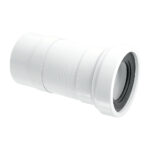 McA 97-107mm Inlet x 110mm Plain End Outlet Straight Flex WC Conn WC-F