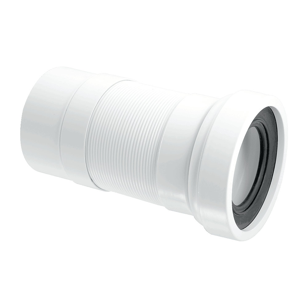 Product image for SKU 62065635 McA 97-107mm Inlet x 110mm Plain End Outlet Straight Flex WC Conn WC-F - Image 1