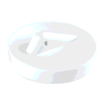 McA 1 3/4" White PVC Plug WP4
