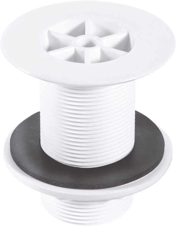 Product image for SKU 62065655 McA 1 1/2" Shower Waste 85mm White Plastic Flange WS3 - Image 1