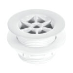 McA 1 1/2" Shower Waste 70mm White Plastic Flange WS5