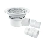 McAlpine 2 Piece Trapped Shower Gully 50mm Seal TSG52SS-LN-SCCO