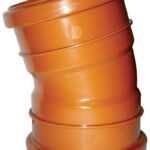 F-P UG drain 110mm double skt 15' bend