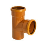 F-P UG drain 110mm 87.5' dble skt junct