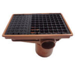 F-P U/G Drainage Rectangle Hopper + Grid - D506