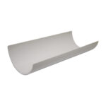 Floplast 112mm Round Gutter 4 metre White