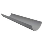 Floplast Round Gutter 112mmx2 Metre Grey