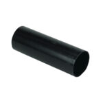 Floplast 68mm Round Downpipe 4 metre Black