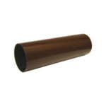 Floplast Round Down Pipe 68mmx4 Metre Brown