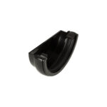 FLOPLAST 112 round ext stop end black