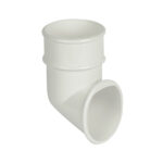 FLOPLAST 68 round pipe shoe white
