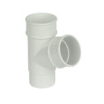 FLOPLAST 68 round 67' pipe branch white