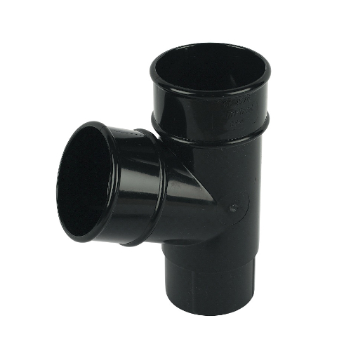 66015832-1.jpg FLOPLAST 68 round 67' pipe branch black - Image 1