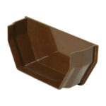 FLOPLAST 114 square int stop end brown