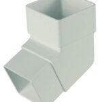 F-P 65 square 112.5deg offset bend white