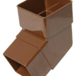 F-P 65 square 112.5deg offset bend brown
