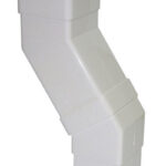 F-P 65 square adjust offset bend white