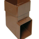 FLOPLAST 65 square pipe shoe brown