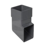 FLOPLAST 65 square pipe shoe anthracite