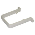 FLOPLAST 65 square pipe clip - std white