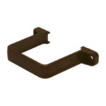 FLOPLAST 65 square pipe clip - std brown