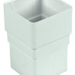 FLOPLAST 65 square pipe socket white