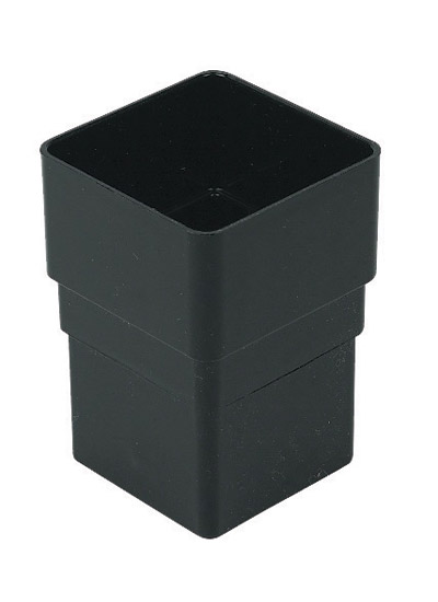 66025902-1.jpg FLOPLAST 65 square pipe socket black - Image 1