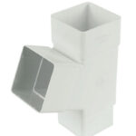 FLOPLAST 65 square 67' pipe branch white