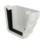 NIAGARA external right/h stopend white