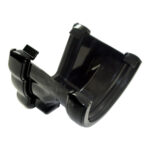 NIAGARA adptr to half rnd right/h black