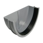 Floplast Xtraflo External Stopend 170mm Grey