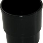 HI-CAP 80mm Pipe Socket - Black