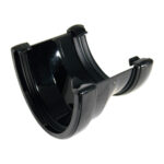HI-CAP adaptor to half round gutter - Black