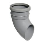 F-P 110mm Soil Half round shoe Grey